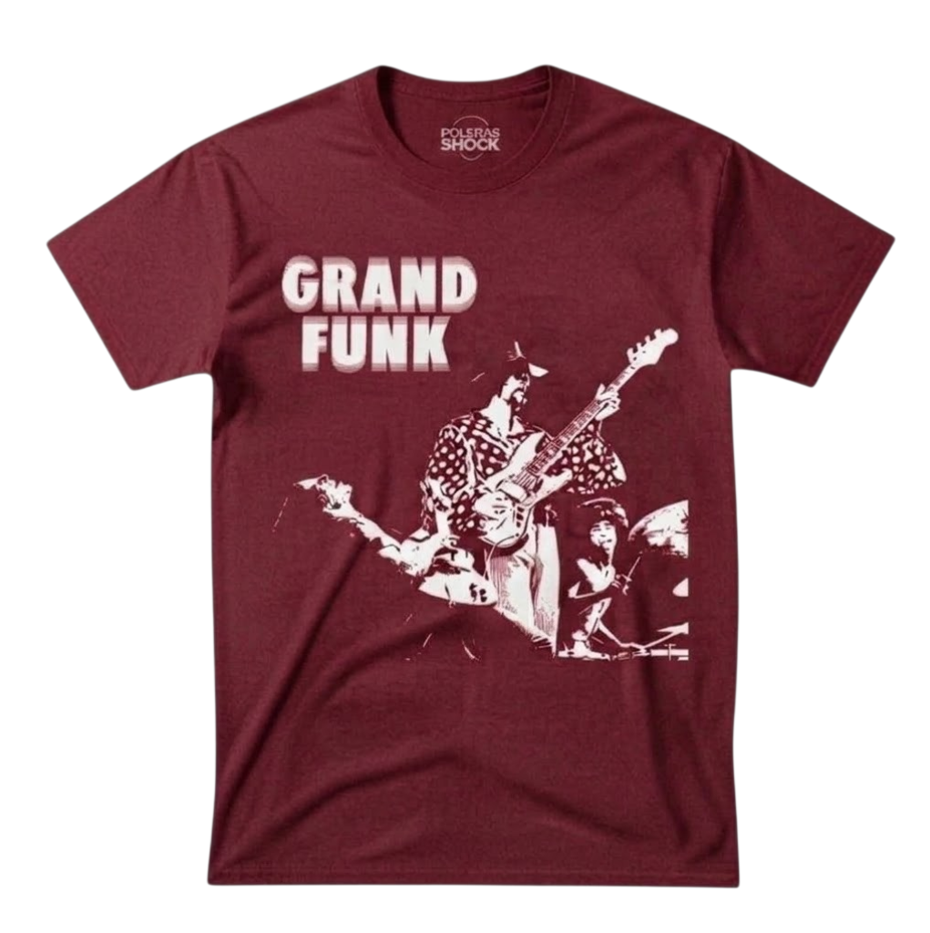 Polera MC burdeo Grand Funk Railroad