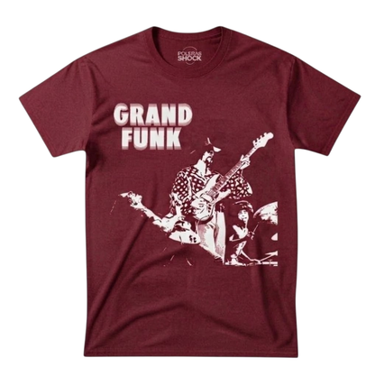 Polera MC burdeo Grand Funk Railroad