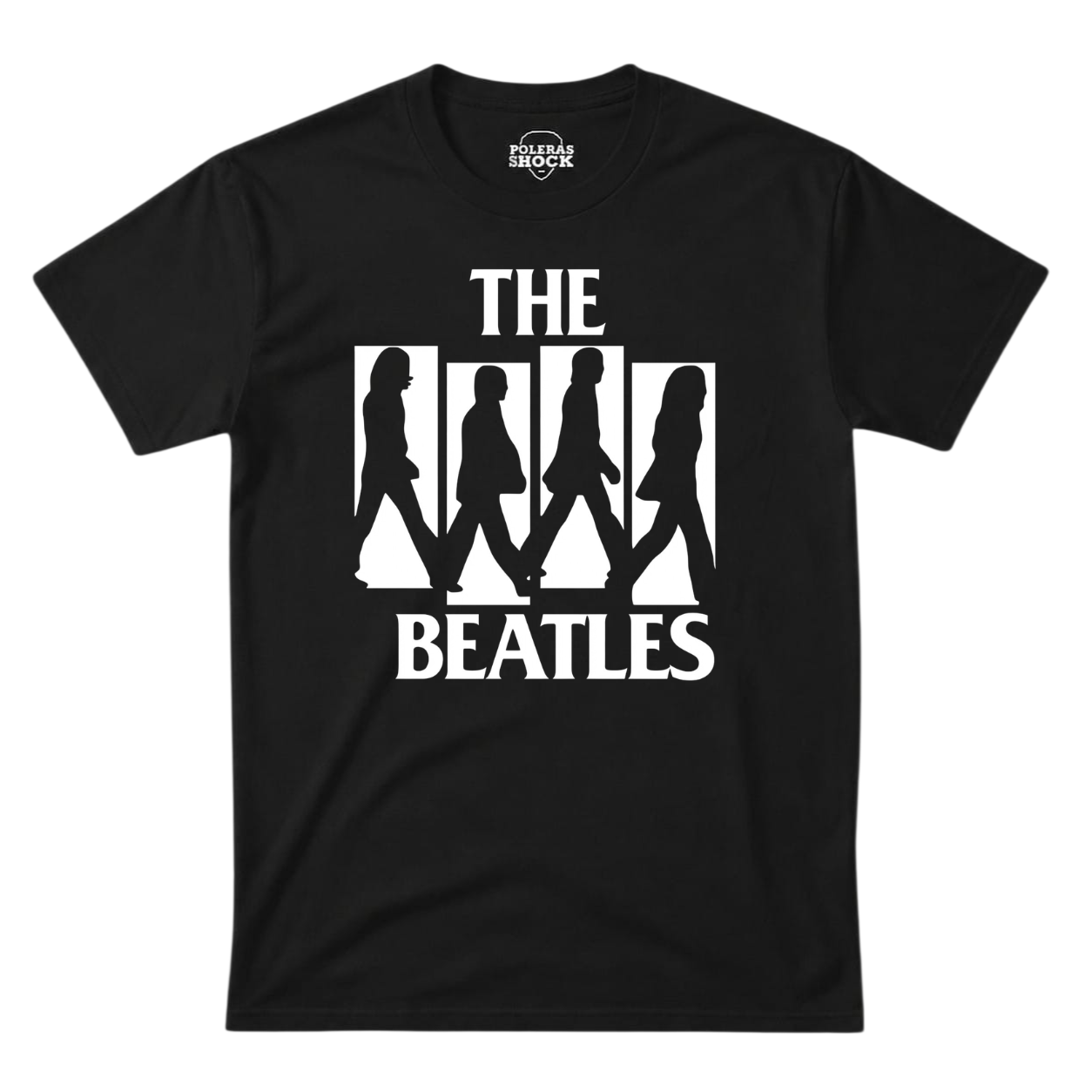 Polera The Beatles Abbey Road (Negra)