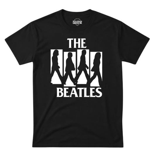 Polera The Beatles Abbey Road (Negra)