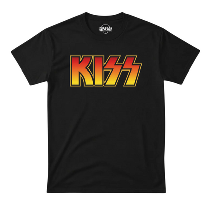 Polera MC Negra Kiss