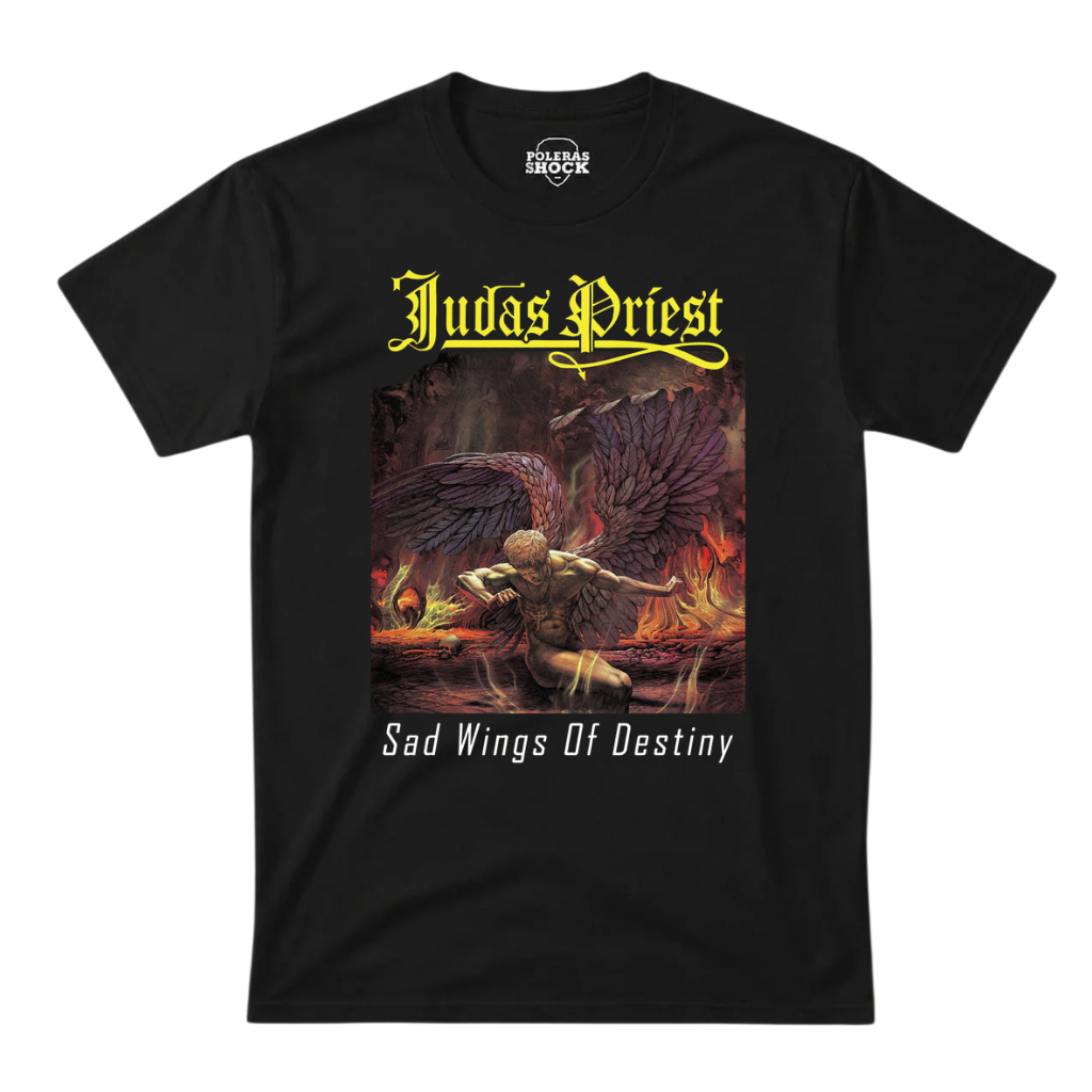 Polera Judas Priest - Sad Wings Of Destiny (Edición Álbum Clásico)