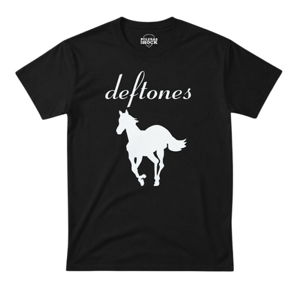 Polera MC Negra Deftones White Pony