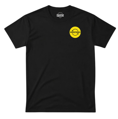 Polera MC Negra Soda Stereo Logo Pecho
