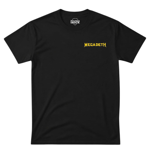 Polera Megadeth Logo Pecho