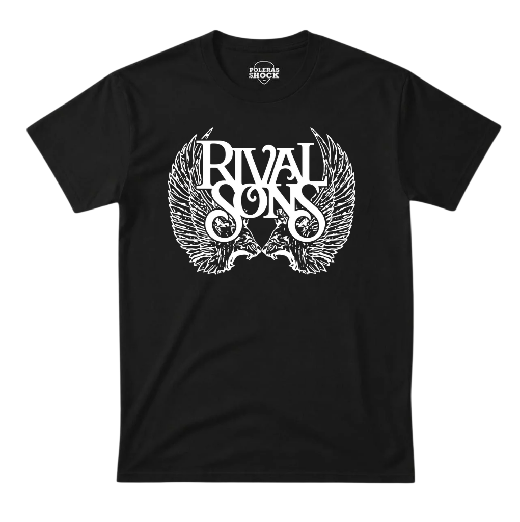 Polera MC Negra Rival Sons Alas