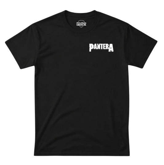 Pantera Logo Pecho (Blanco)