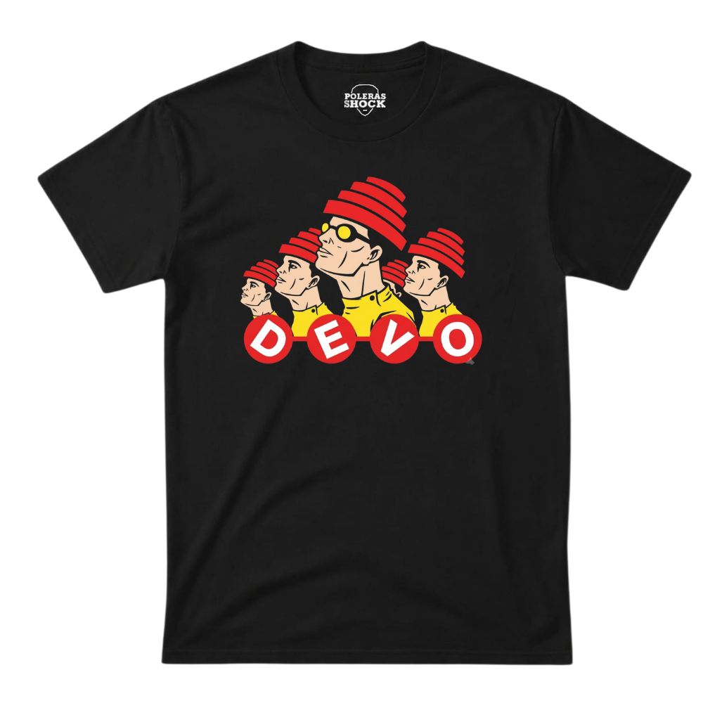 Polera MC Negra Devo