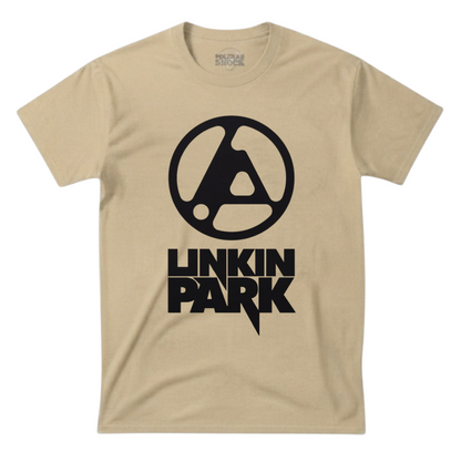 Polera MC Beige Linkin Park Logo