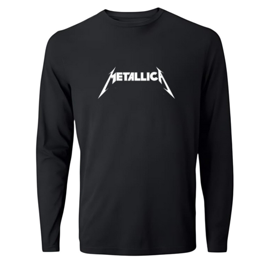 Metallica Logo Manga Larga (Negra)