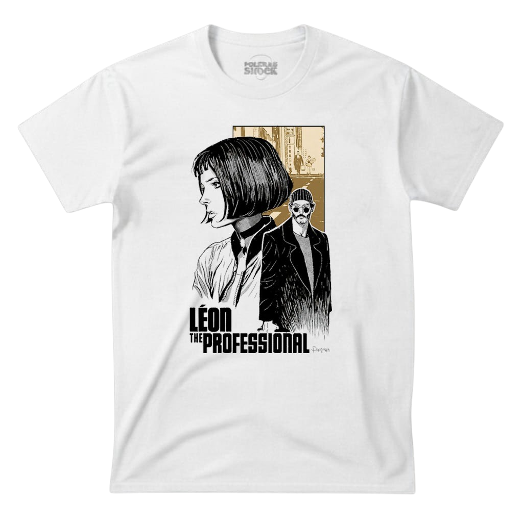 Polera Léon The Professional El Perfecto Asesino – Mathilda y Léon Cine de Culto Blanca