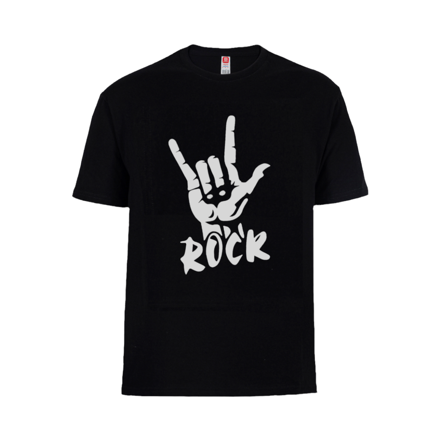 Polera Mano Rock (Negra)