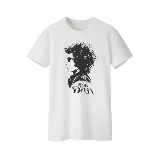 Polera Bob Dylan (Blanca)