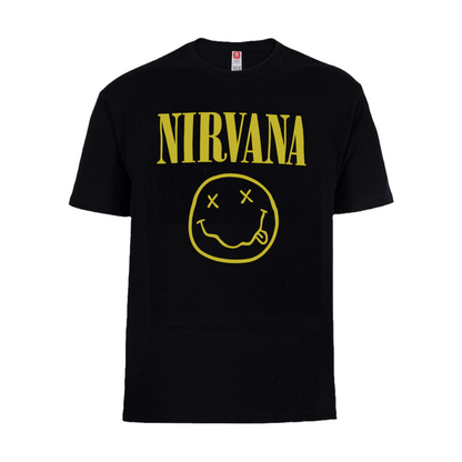 Polera Nirvana Logo (Negra)