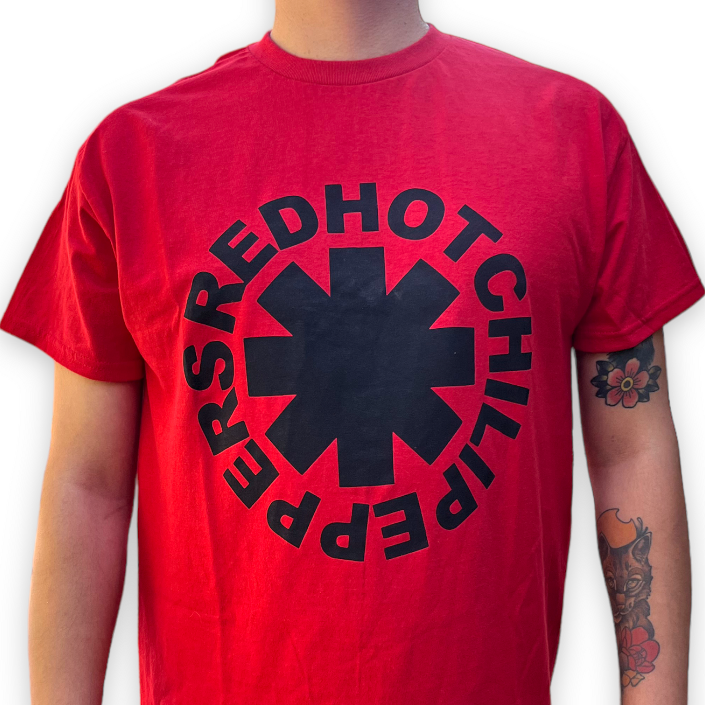 Polera Red Hot Chili Peppers Logo (Roja)